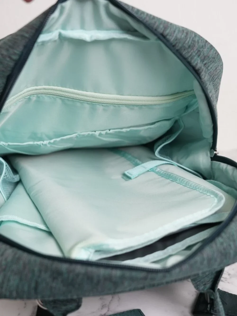 Diaper Bag Backpack DYPER 16x12 Folding Pad NWT Multifunction Compartments Green
